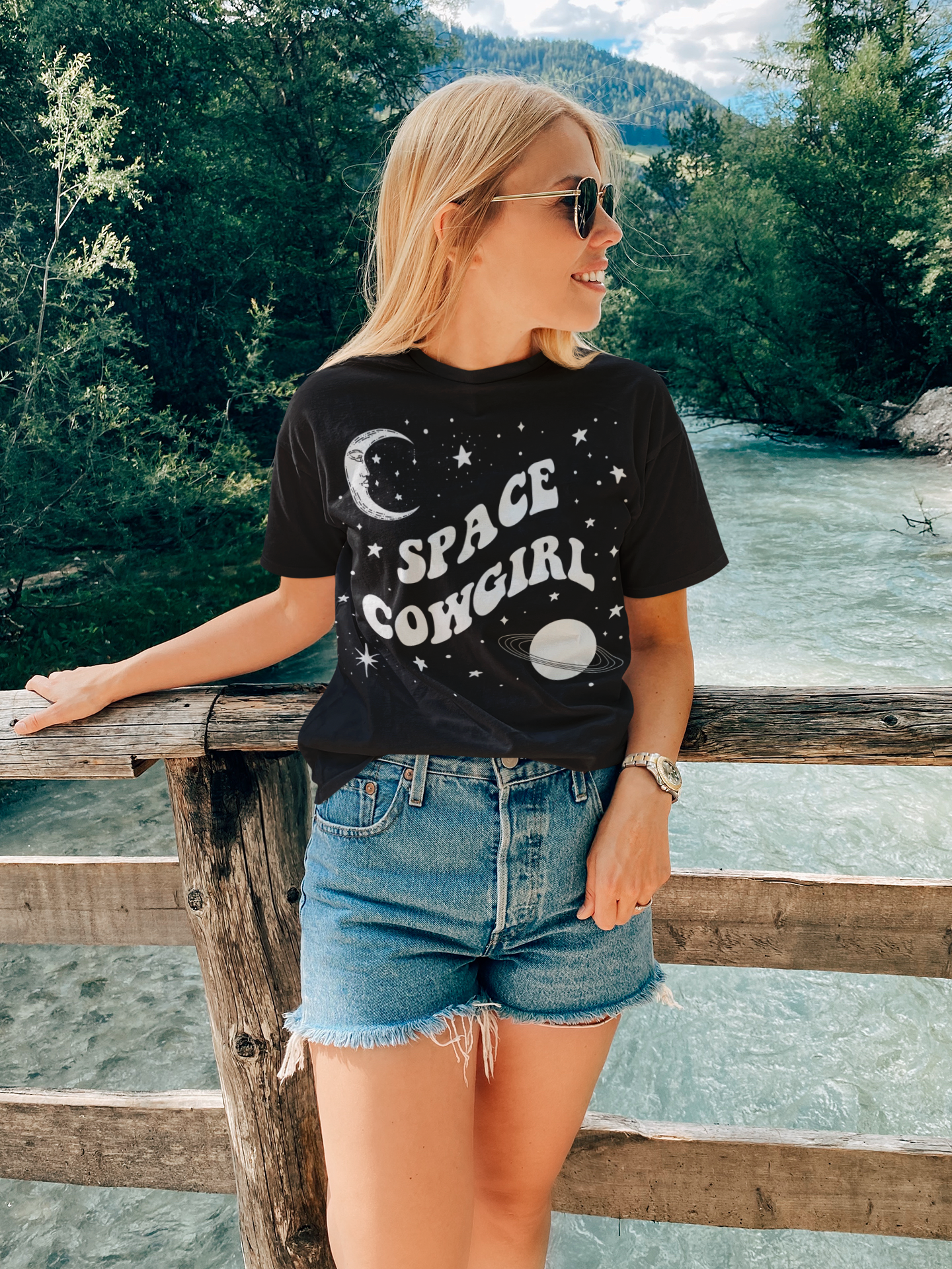 Space Cowgirl Celestial Tee