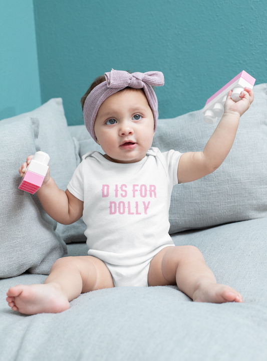 D is for Dolly Baby Bodysuit