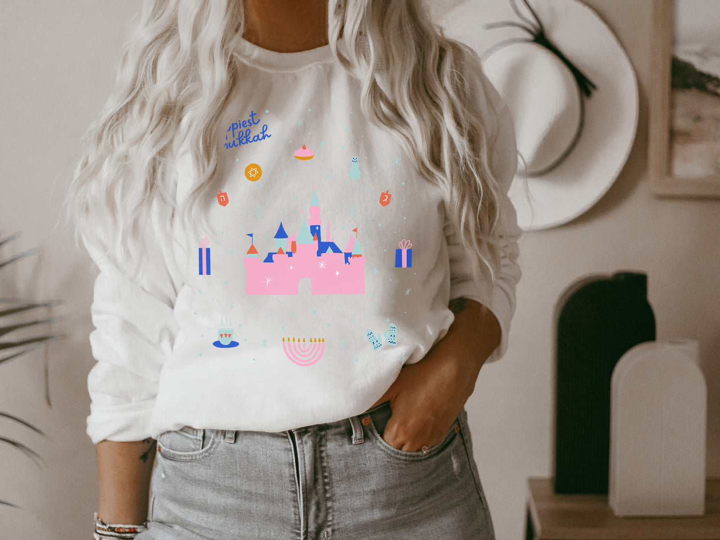 Happiest Hanukkah on Earth Sweatshirt